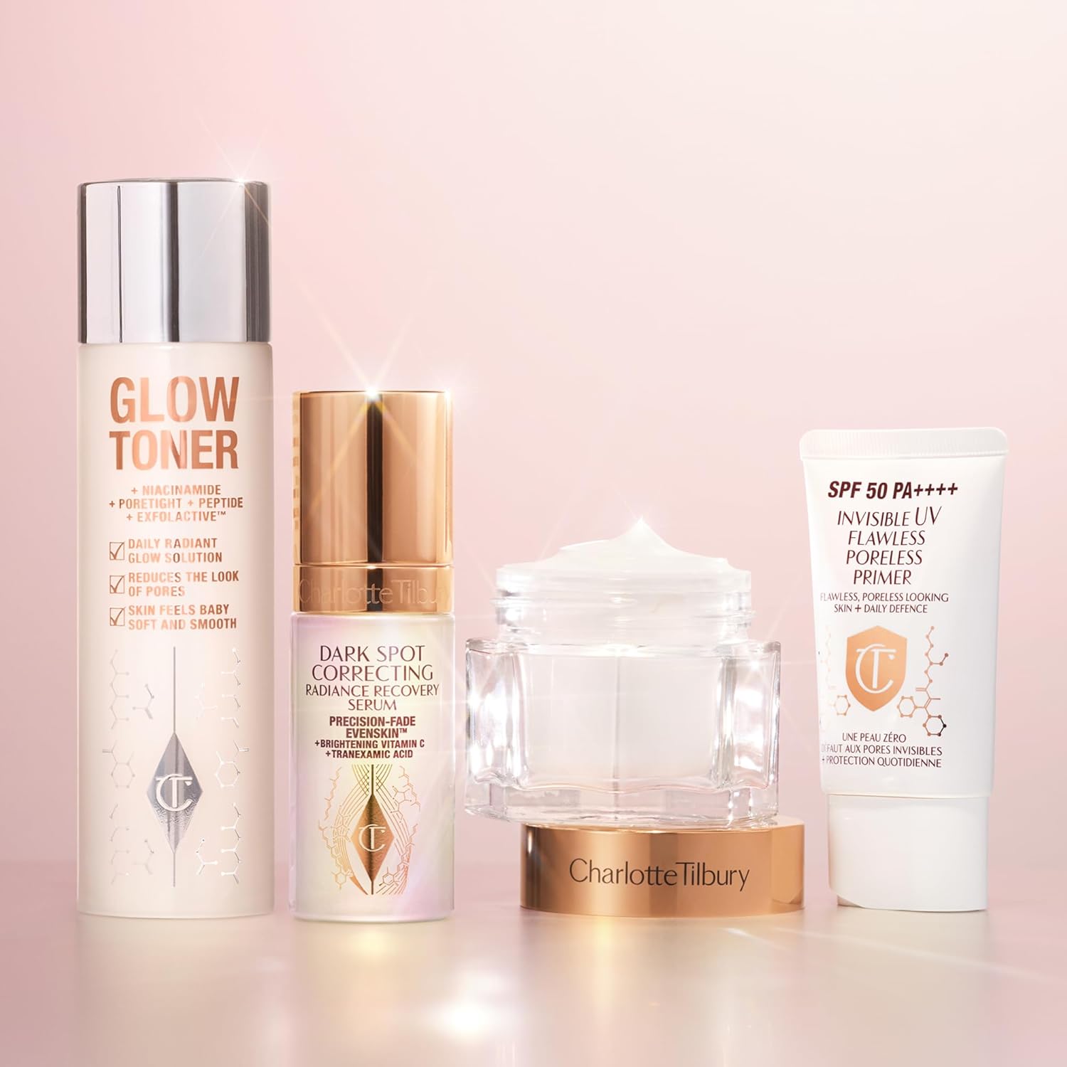 Charlotte Tilbury Invisible UV Flawless Makeup Primer - Broad Spectrum SPF 50 Sunscreen & Poreless Face Primer - Enriched with Hyaluronic Acid to Hydrate, Protect & Prime Skin - Image 7