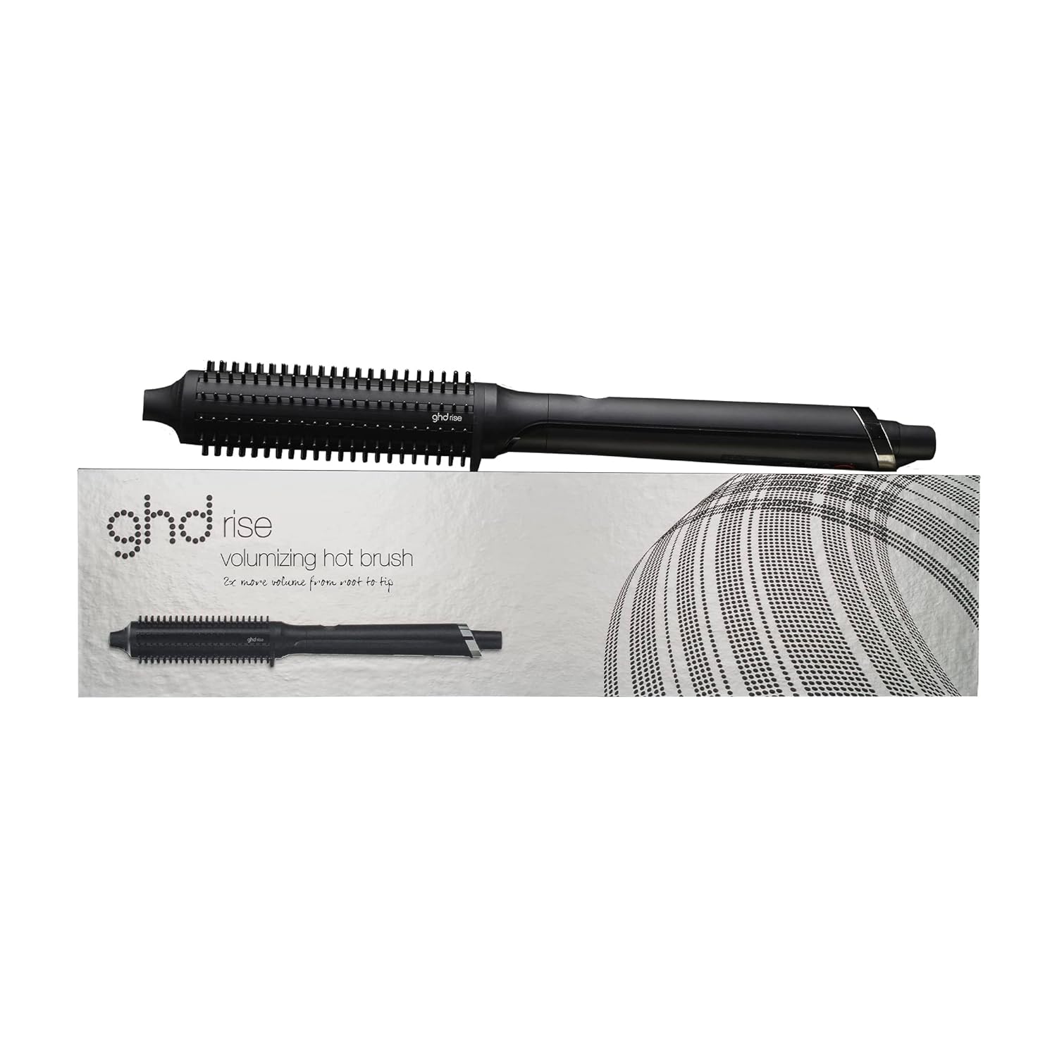 ghd Rise Volumizing Hot Hair Brush - Professional 1.25” Hot Brush for Dry Hair with Maximum Root Lift, 2x Volume, 365ºF Safe Styling Temperature Technology and Auto Sleep Mode - Black - Image 9