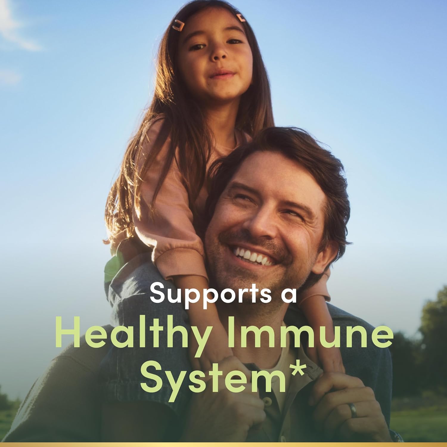 Nature’s Bounty Vitamin C + Rose HIPS, Immune Support, 1000mg Vitamin C, Coated Caplets, 1 Serving per Day, Vegetarian Caplets, 100 Ct - Image 2