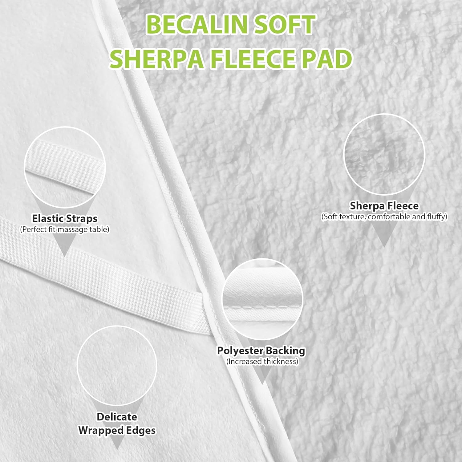 Massage Table Warmer Heating Pad Professional SPA Massage Bed Warmer with Timer, 9 Heat Setting, Overheat Protection for Massage Bed & Spa, Thickened & Soft Fleece, 30" x 71" - Image 5