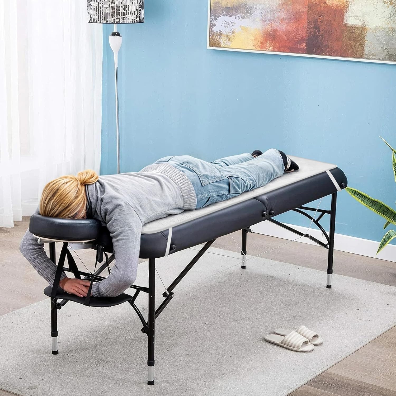 Massage Table Warmer Heating Pad Professional SPA Massage Bed Warmer with Timer, 9 Heat Setting, Overheat Protection for Massage Bed & Spa, Thickened & Soft Fleece, 30" x 71" - Image 9