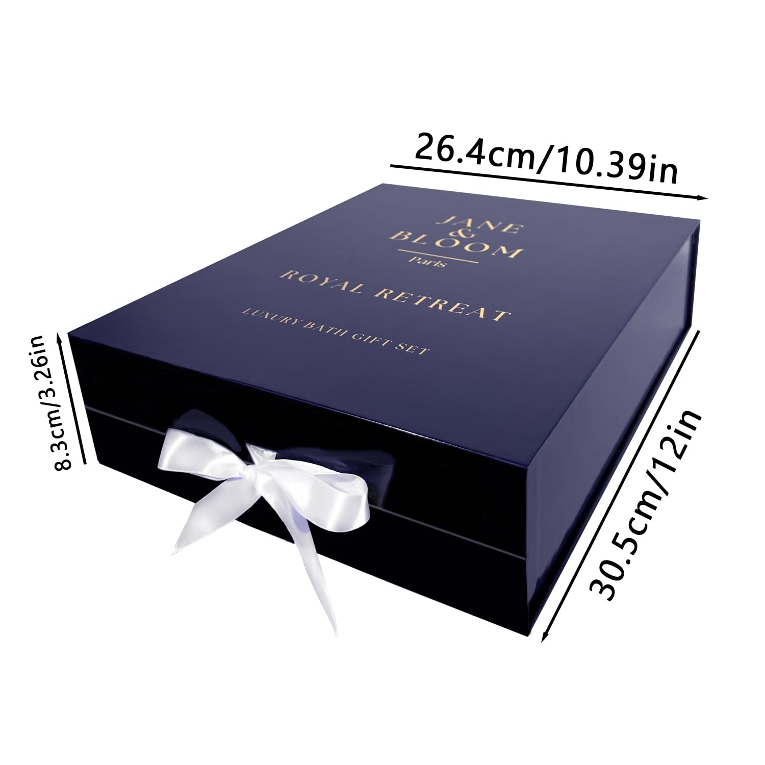 Royal Retreat Luxury Spa Gift Box for Women, Cedar & Neroli Bath and Body Gift Set, Relaxing Home Spa Kit with Bath Salt, Body Scrub, Body Oil, Hand Cream, Eye Mask, Mothers Day Gifts - Image 7