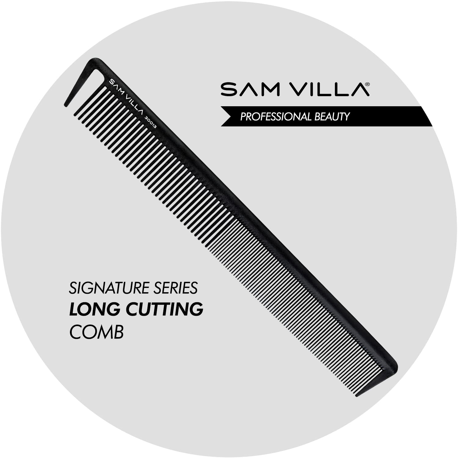 Sam Villa Signature Series Long Cutting Comb - Image 2