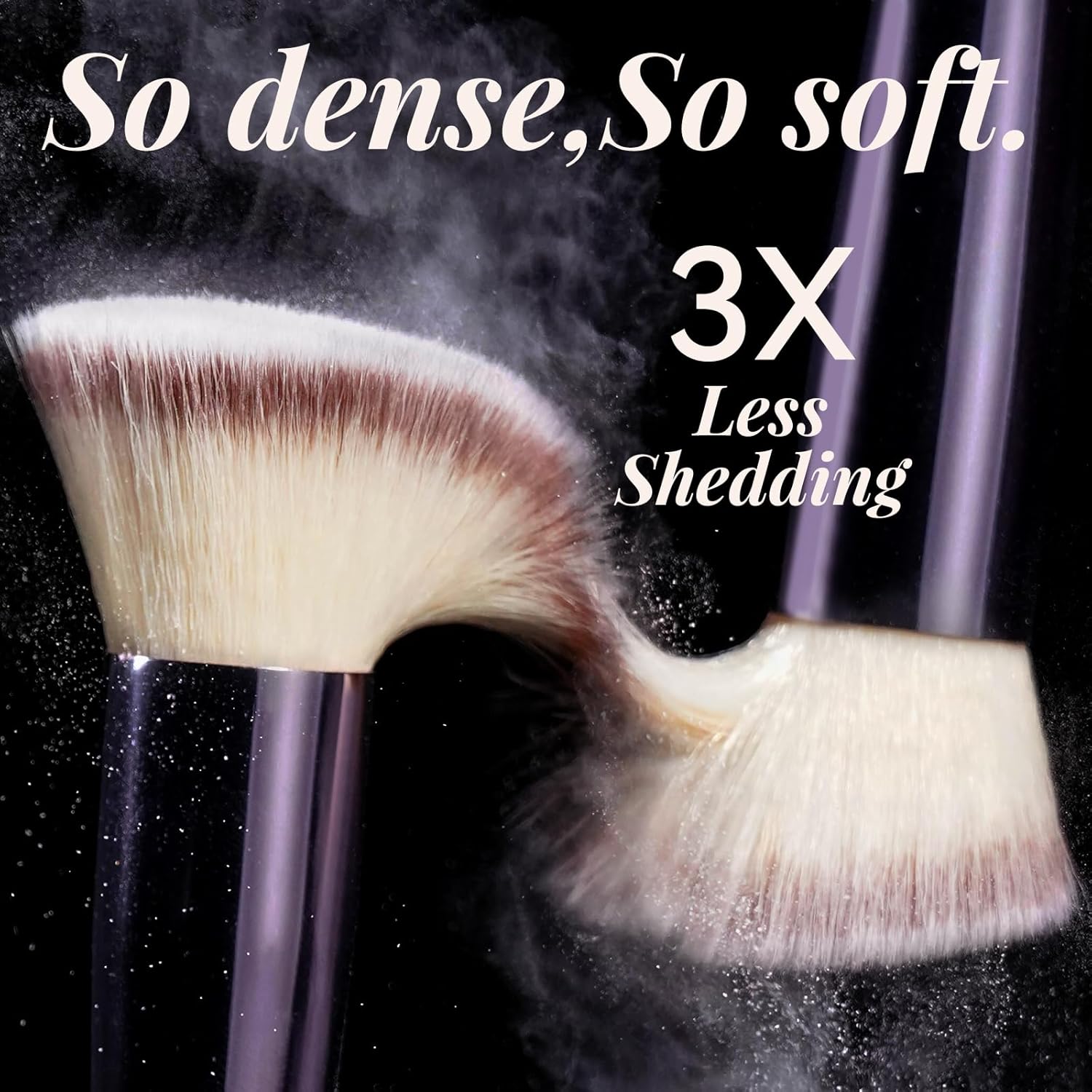 BS-MALL Makeup Brush Set 18 Pcs Professional Foundation Powder Concealers Eyeshadow Blush Synthetic Makeup Brushes with Labeled instruction Black Case Upgraded Version - Image 4