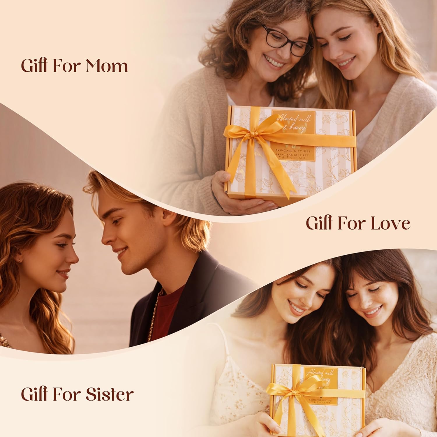 Birthday Gifts for Women, Almond Milk & Honey Relaxing Spa Gift Baskets for Women, Self Care Gifts Home Bath and Body Gifts Set for Mom, Girlfriend, Sister, Female Friends, Coworker - Image 7