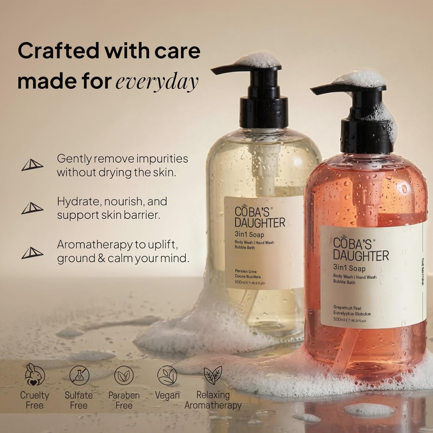 COBA’S DAUGHTER Luxury Spa Gift Set – 7-Piece Bath & Body Set with Rattan Case, Body Wash, Bubble Bath & Scrub – Premium Holiday, Birthday, Mother's Day, Housewarming, Bridal Shower & Self-Care Gift - Image 3