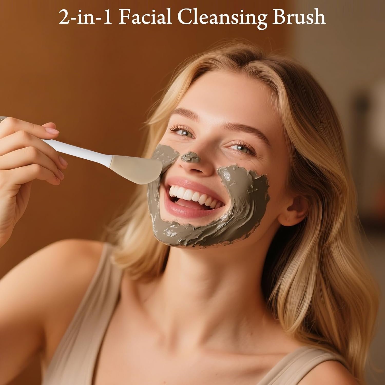 Real Perfection Gua Sha Facial Tools Face Roller for Wrinkles Jade Roller and Gua Sha Set, Scrubber Pore Brush Headband Skin Care Tools for Travel Skincare Routine Massaging Reducing Puffiness - Green - Image 6
