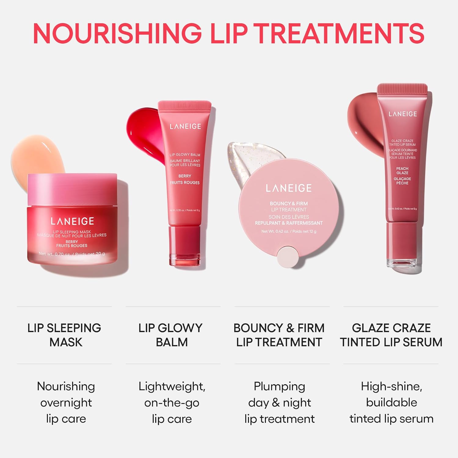 LANEIGE Lip Sleeping Mask: Nourish, Hydrate, Vitamin C, Murumuru & Shea Butter, Antioxidants, Flaky, Dry Lips - Image 11