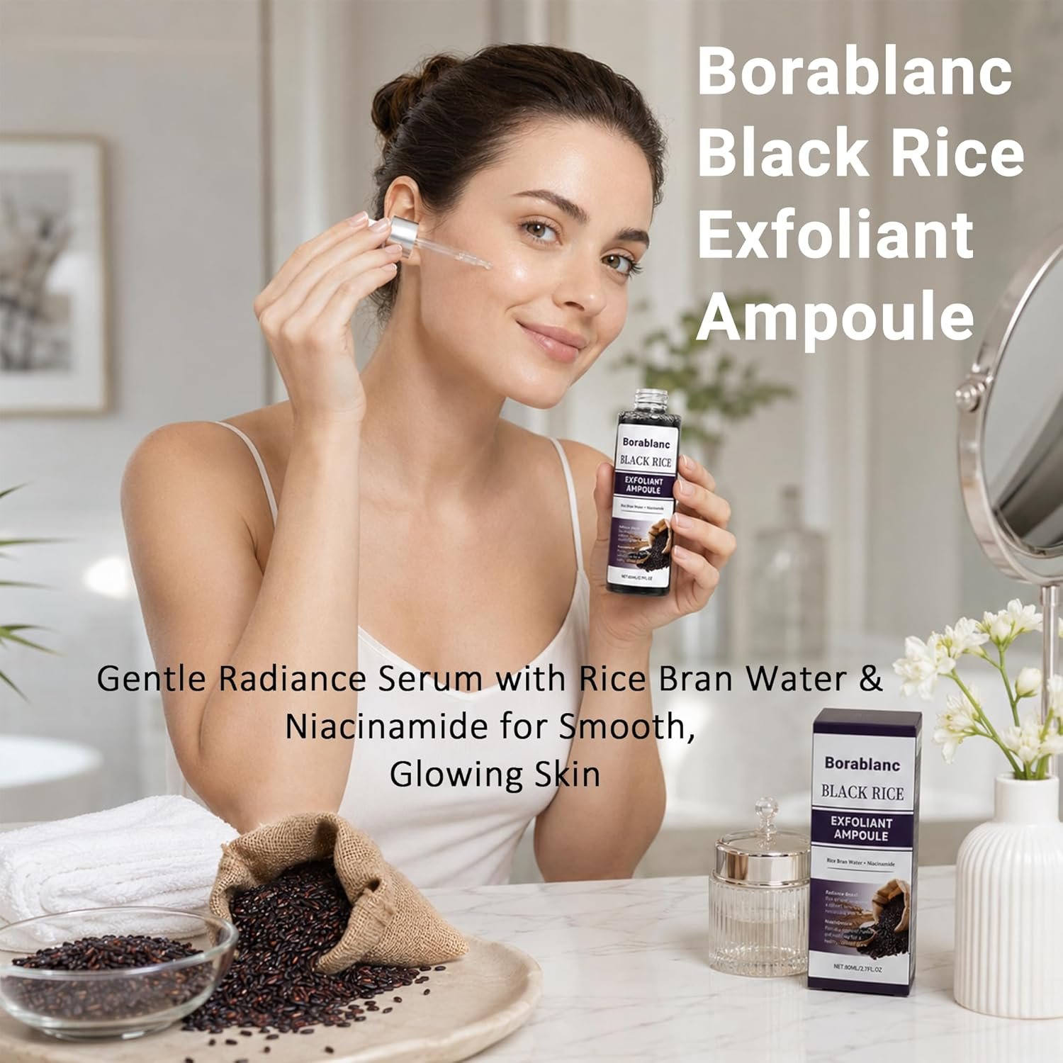 Skincare Routine Set | Dark Spot Correcting & Gentle Exfoliating Care Kit for Smoother, Even-Toned and Radiant Looking Skin - Image 2