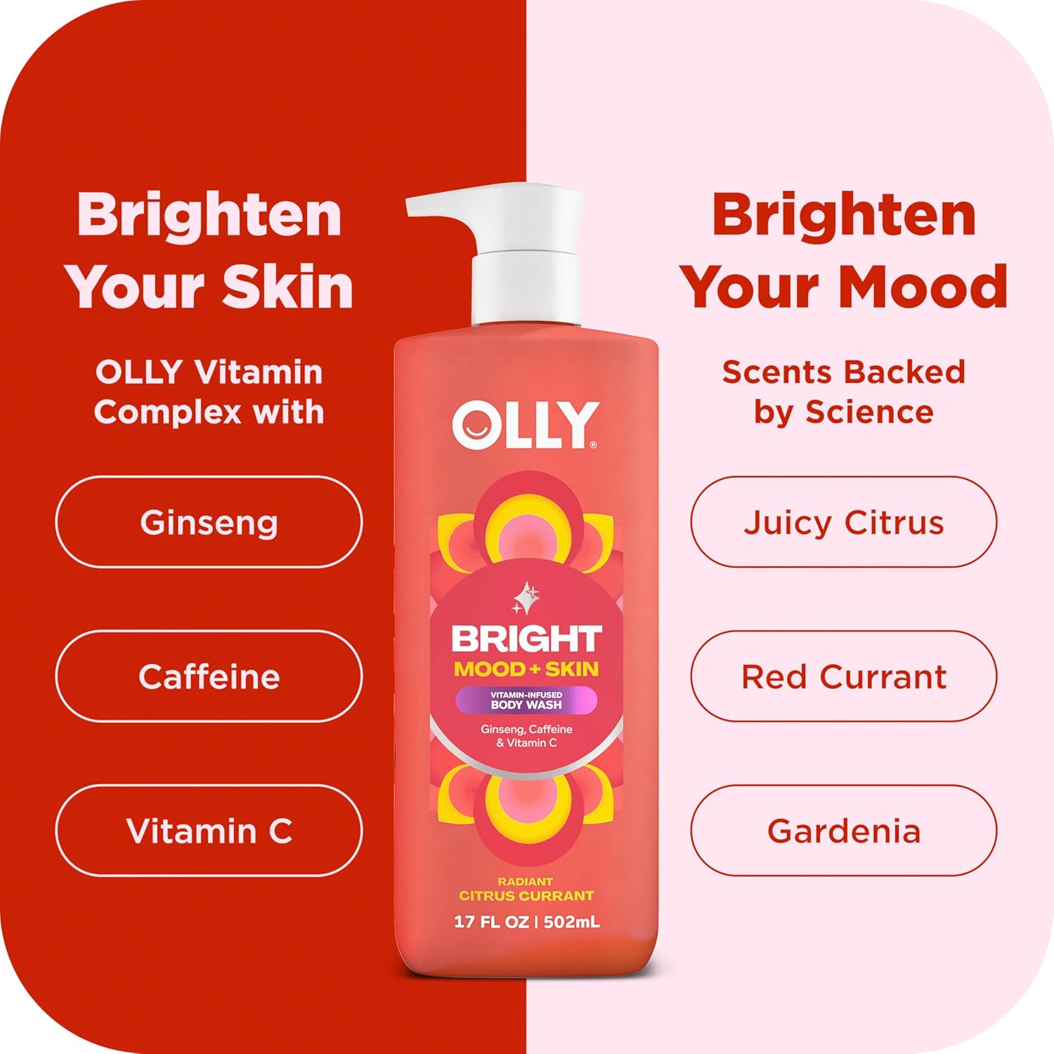 OLLY Body Wash Mixed Pack 4 Count to Restore Skin barrier & Hydrate skin 3 oz - Image 7
