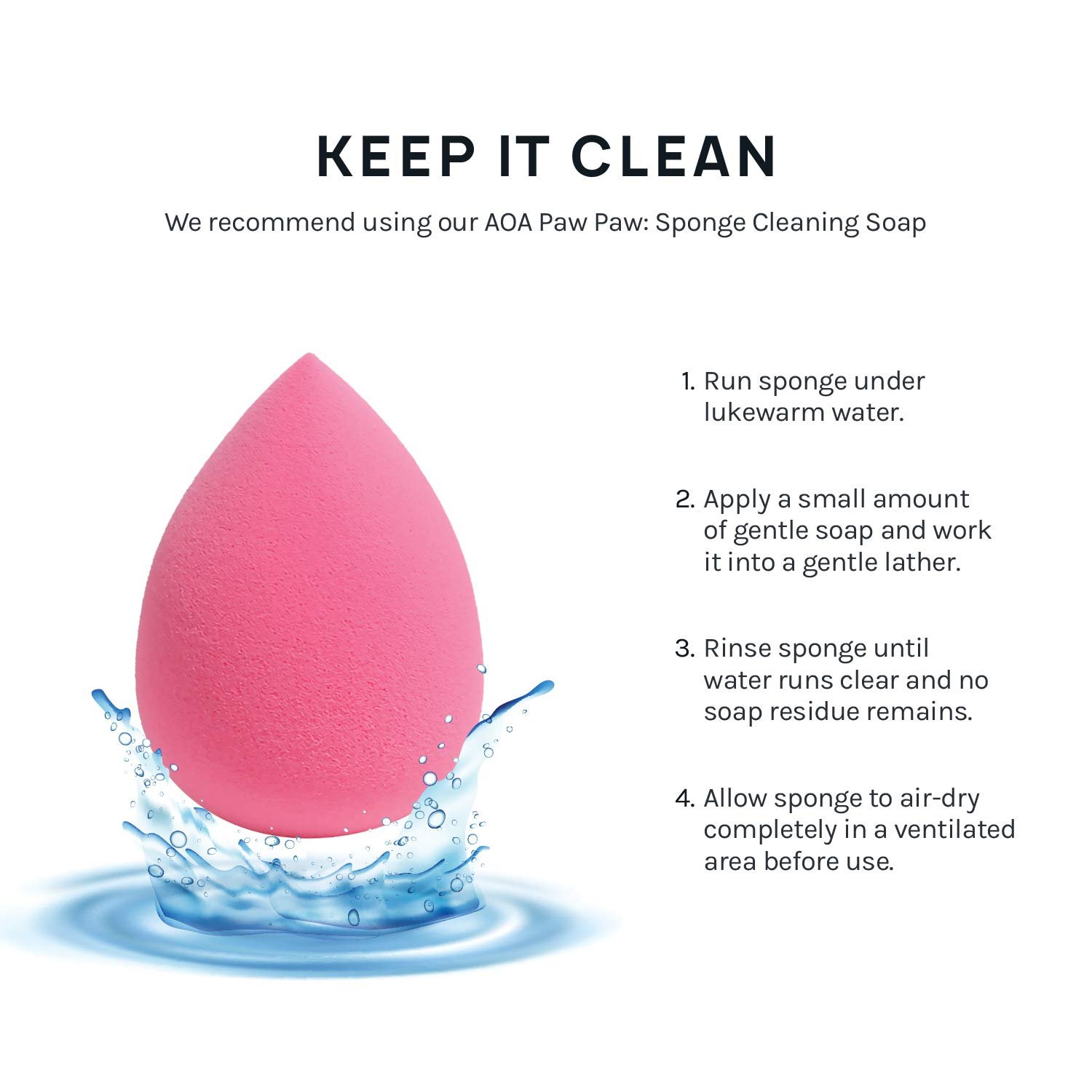 AOA Studio Collection Makeup Sponge Set Makeup Blender Latex Free and High-definition Super Soft Set of 6 Makeup Blender For Powder Cream and Liquid, Beauty Cosmetic Beveled Shape (Pink) - Image 9