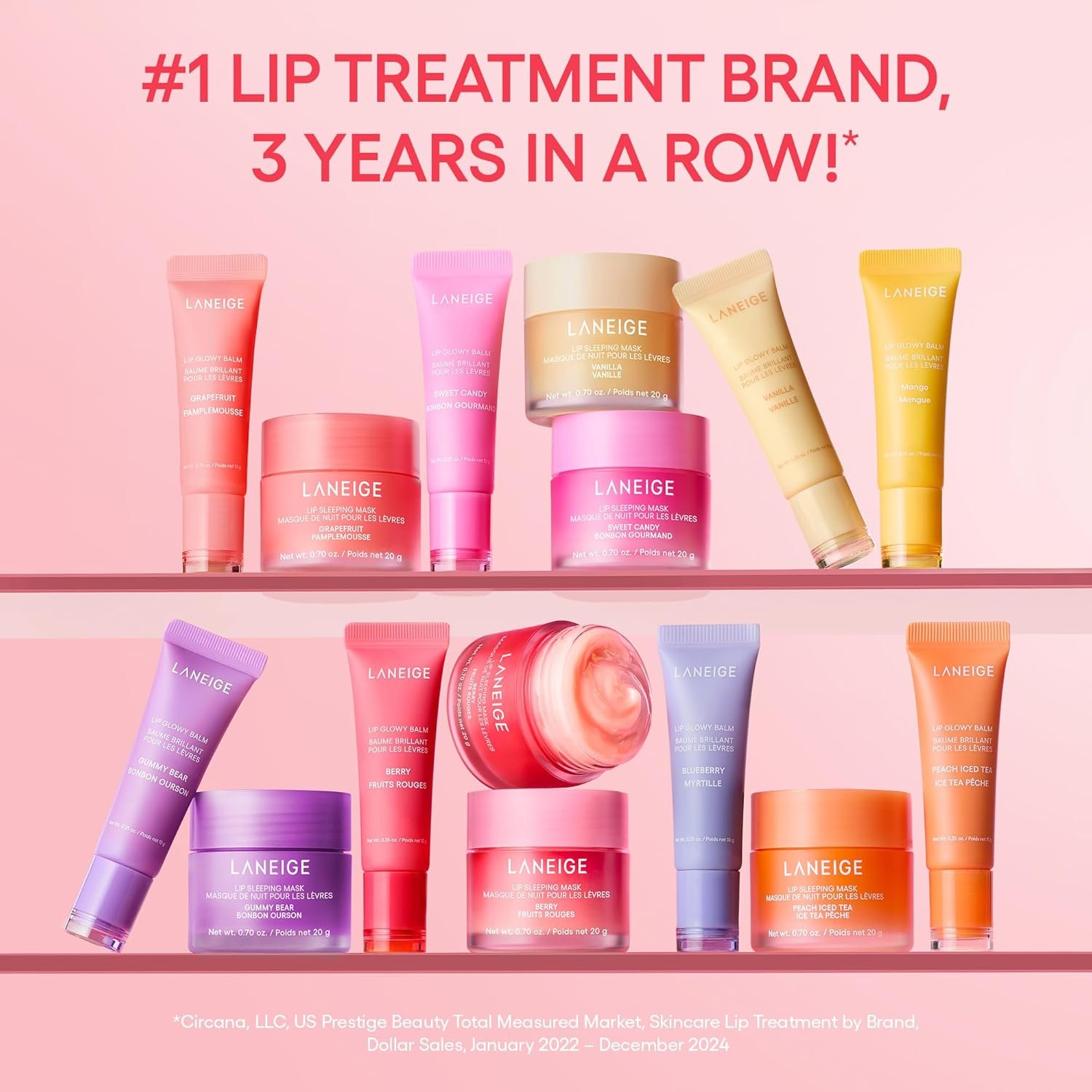 LANEIGE Lip Glowy Balm: Sheer Tinted Lip Moisturizer with Shea Butter, for Hydrating Shine & Soft Lips - Image 8