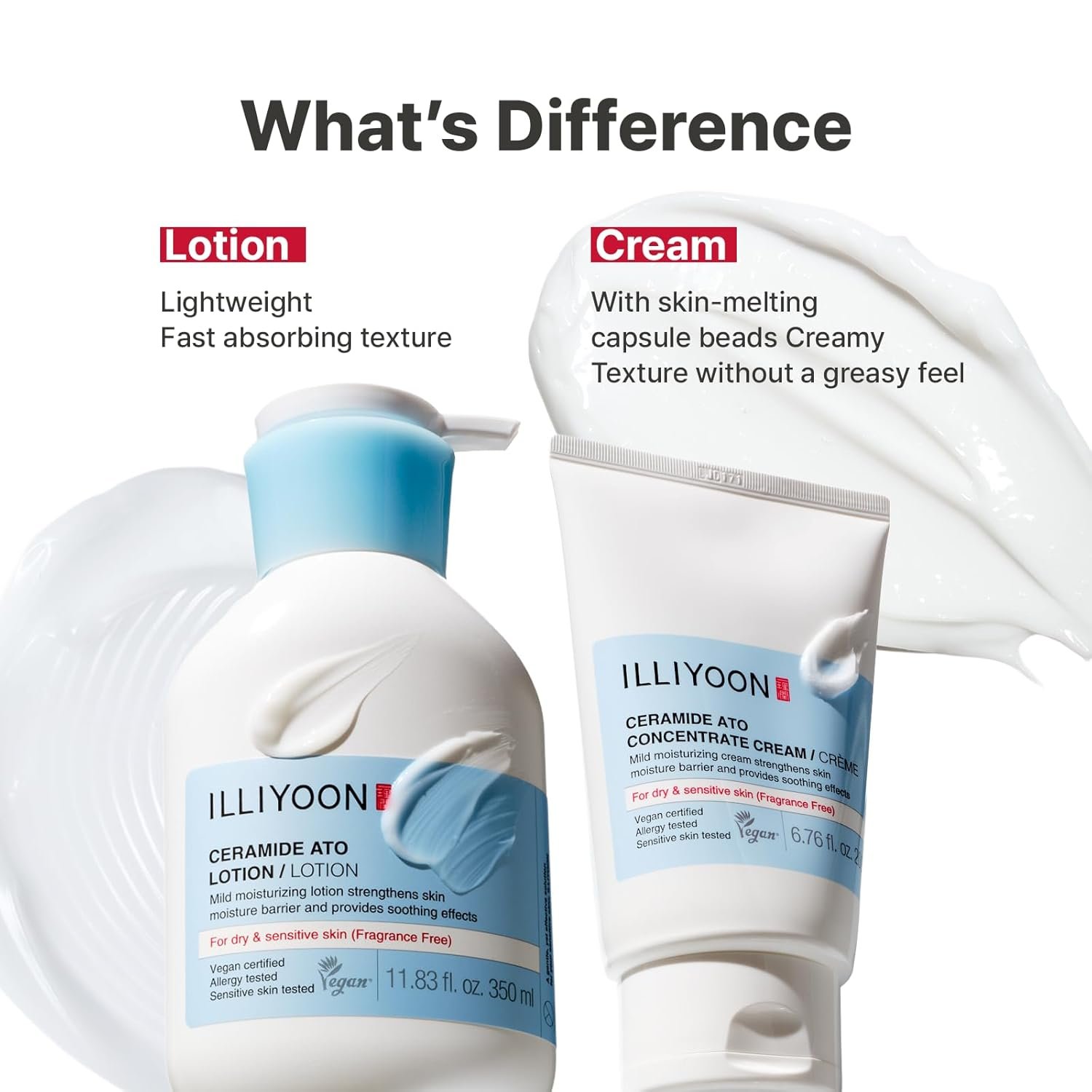 Illiyoon Ceramide Ato Concentrate Cream | Moisturizer for Dry & Sensitive Skin, 100hr Lasting Hydration, For Face & Body, Gentle for Infants, Moisture Barrier Repair, Vegan Certified, 6.76 fl.oz. - Image 7