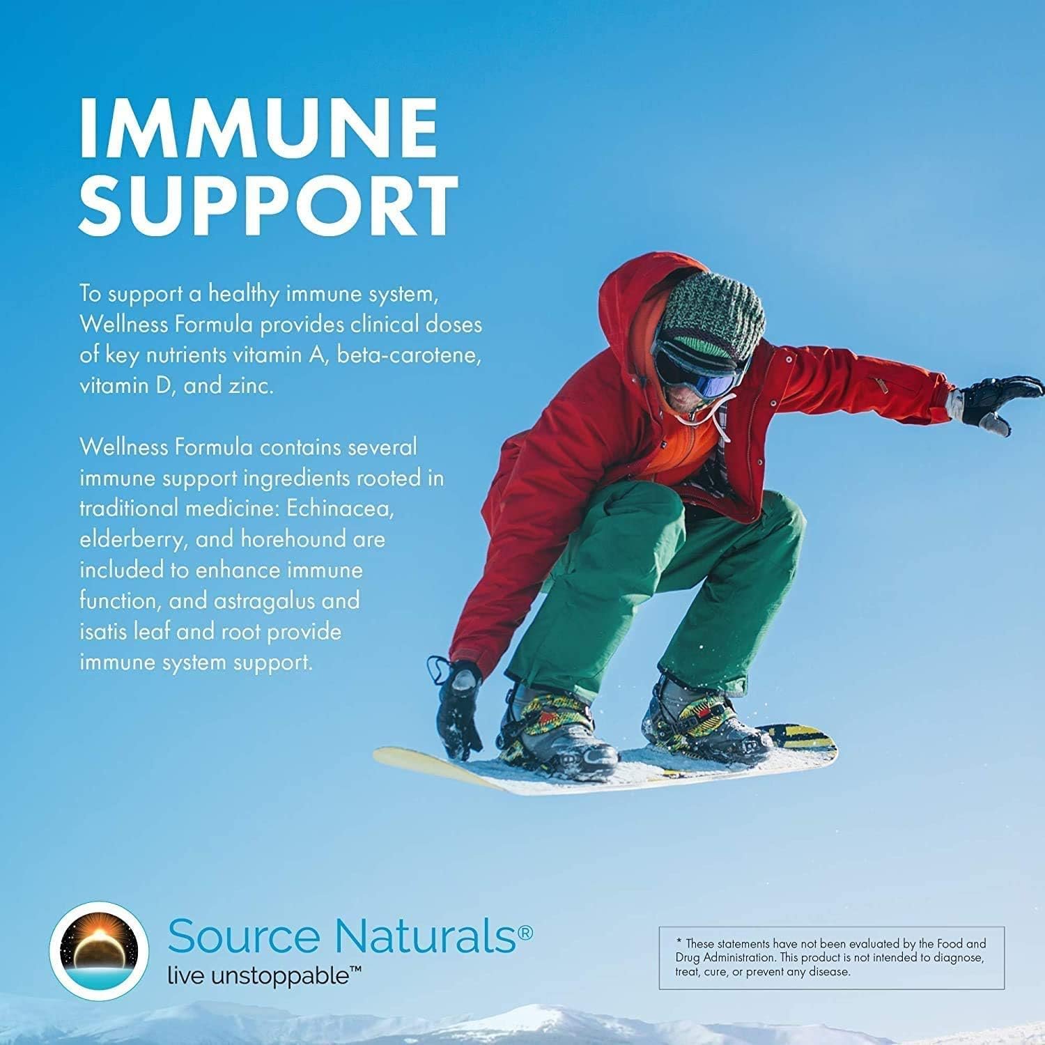 Source Naturals Wellness Formula Bio-Aligned Vitamins & Herbal Defense - Immune System Support Supplement & Immunity Booster - 45 Tablets - Image 6