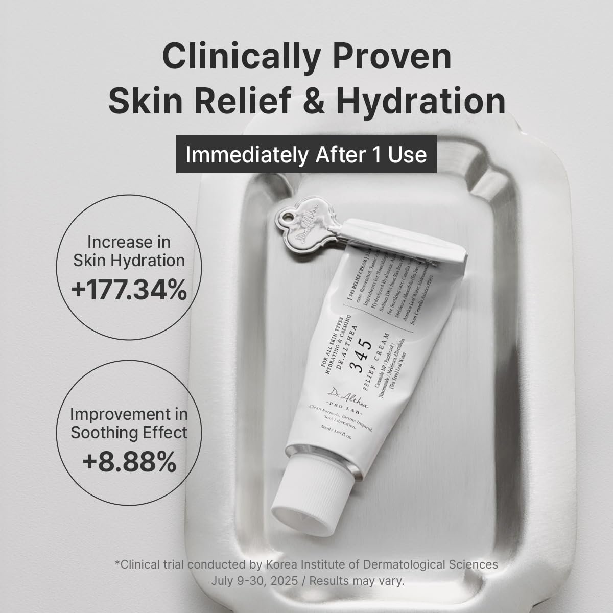 Dr.Althea 345 Relief Cream | Daily Face Moisturizer for Soothing Recovery and Blemish Care with PDRN & Niacinamide | Korean Vegan Skin Care for All Skin Types, 0.50 Fl Oz (Ver.2 - Pack of 1) - Image 5