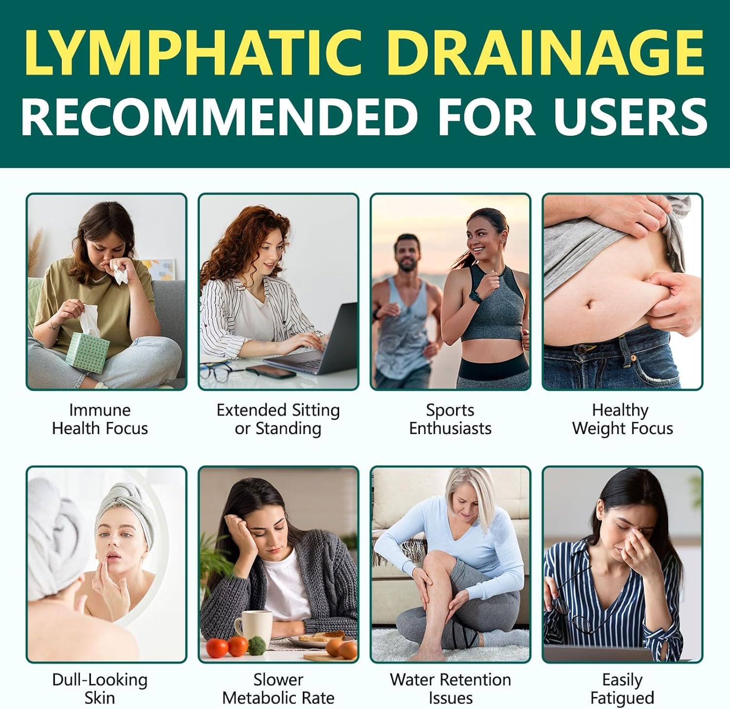 FANSHI Lymphatic Drainage Supplements 60 Softgels | Herbal Blend with Echinacea, Dandelion & Burdock Root | Promotes Healthy Circulation & Fluid Balance | Supports Overall Daily Wellness - Image 7