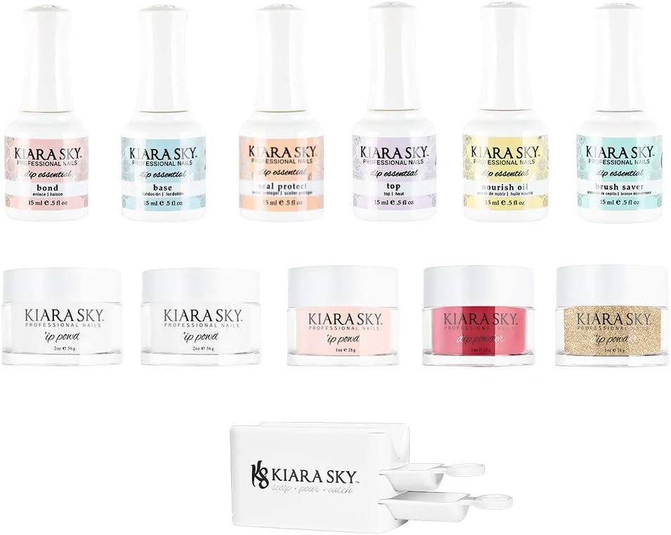 Kiara Sky Professiona Nails - Best-Selling Complete Dip Manicure Starter Kit - 3 Exclusive Colors Included - Image 8