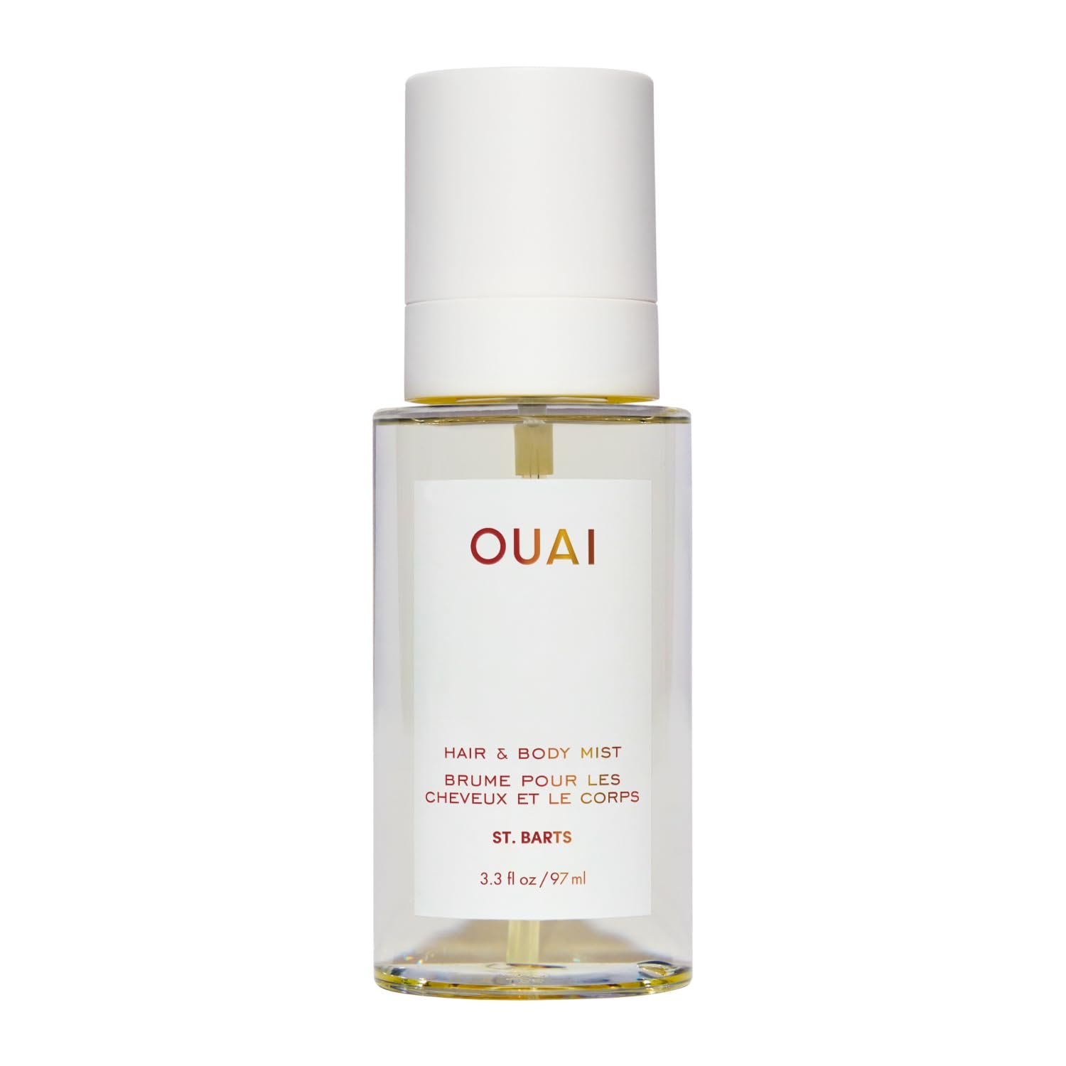 OUAI St. Barts Hair and Body Mist - Tropical-Scented Hair Perfume and Body Spray - Notes of Dragonfruit, Orange Blossom, Tuberose & Musk (3.3 Fl Oz)