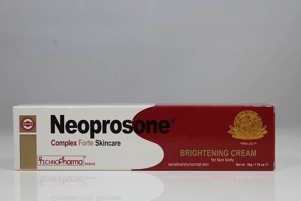 Neoprosone, Skin Brightening Cream | 1.7 Fl oz / 50 ml | Fade Dark Spots on: Face, Elbows, Knees, Body | with Alpha Arbutin, Lactic Acid, Castor Oil - Image 6