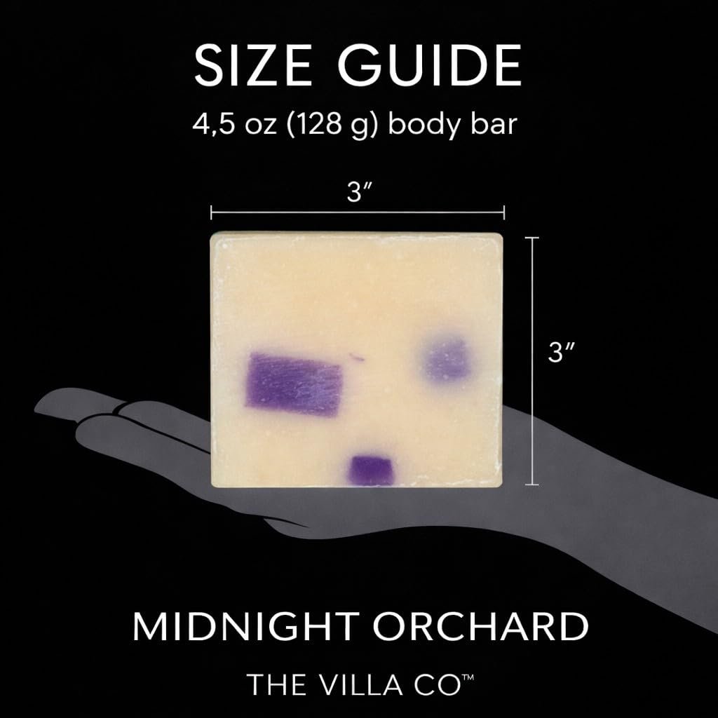 Midnight Orchard | 4.5oz Body Bar for Women & Men | Artisan Made in USA | Natural Ingredients - Image 7