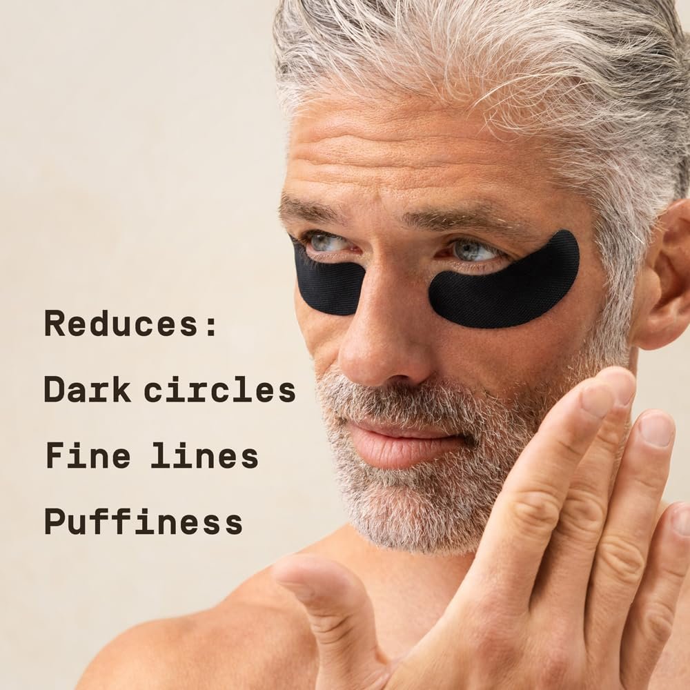 PAPATUI by Dwayne Johnson Men's Exfoliating Facial Scrub + Under Eye Patch (1 ct) Bundle | Unscented Scrub with Peptides, Volcanic Ash, Niacinamide & Hyaluronic Acid | Reduces Puffiness & Dark Circles - Image 6