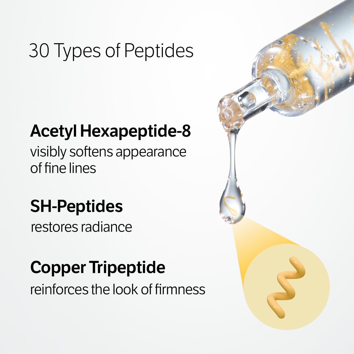 SUNGBOON EDITOR Glow Intensive Silk Peptide Ampoule, Copper Peptides Serum for Face with Collagen & Multi Peptides, Hydrating Korean Skincare Facial Serum for Smooth-Looking Skin, 1.35 fl oz - Image 6