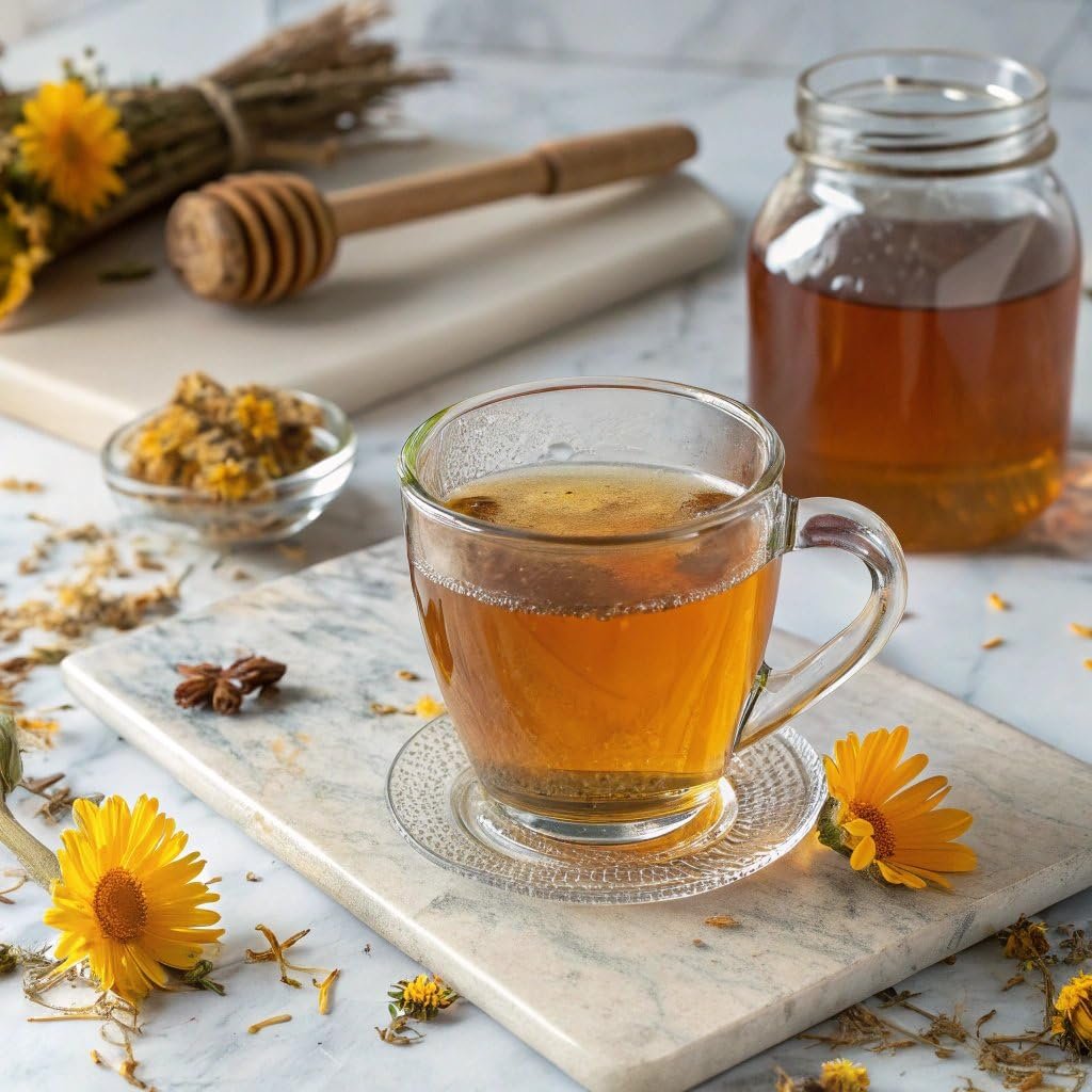 Calendula Tea 1LB (16Oz) 100% CERTIFIED Organic Whole Flower Herbal Tea (Calendula Officinalis), Caffeine Free in 1 lbs. Bulk Resealable BPA-free Bags from U.S. Wellness - Image 3