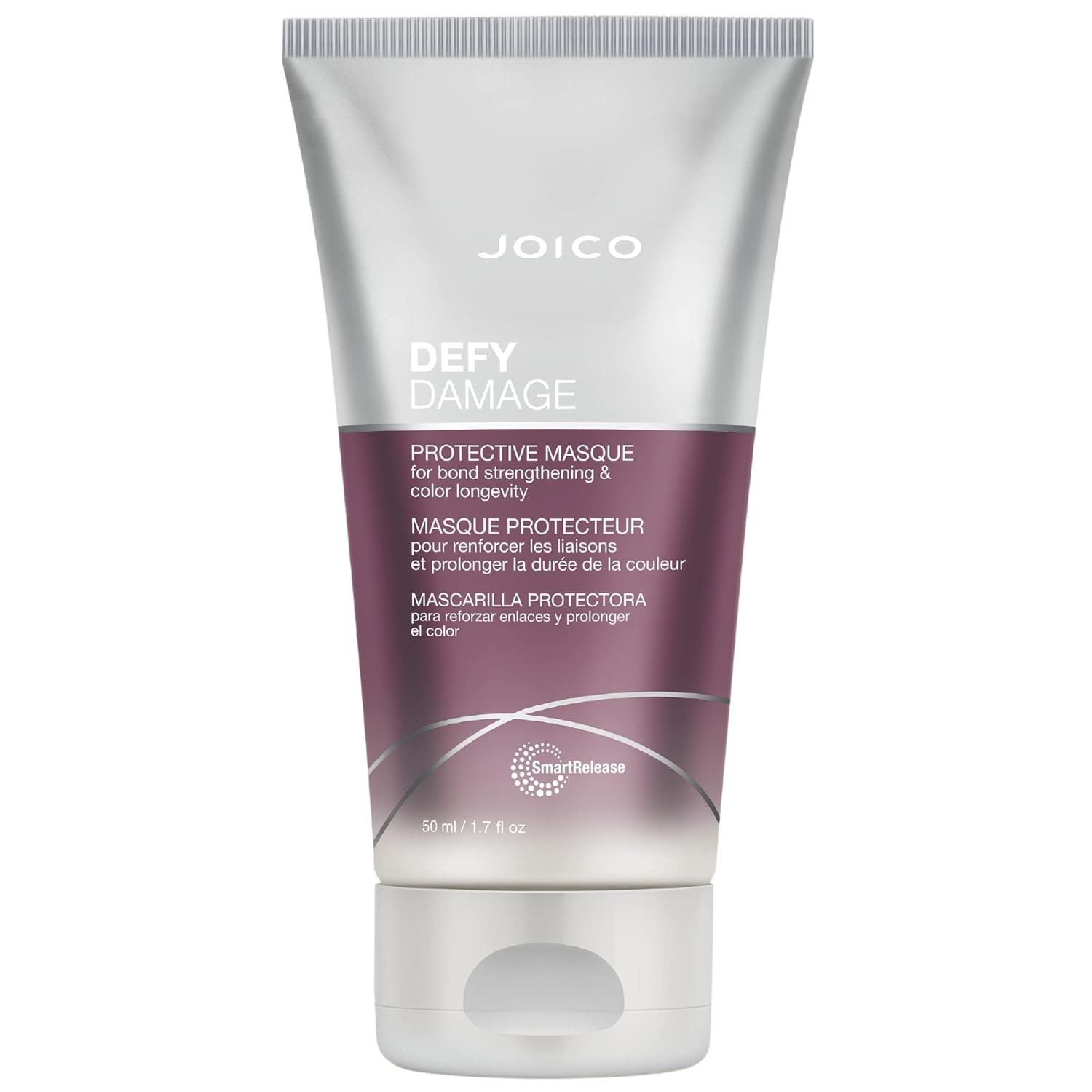 Joico Defy Damage Protective Masque | for Color-Treated Hair | Strengthen Bonds & Preserve Hair Color | with Moringa Seed Oil & Arginine