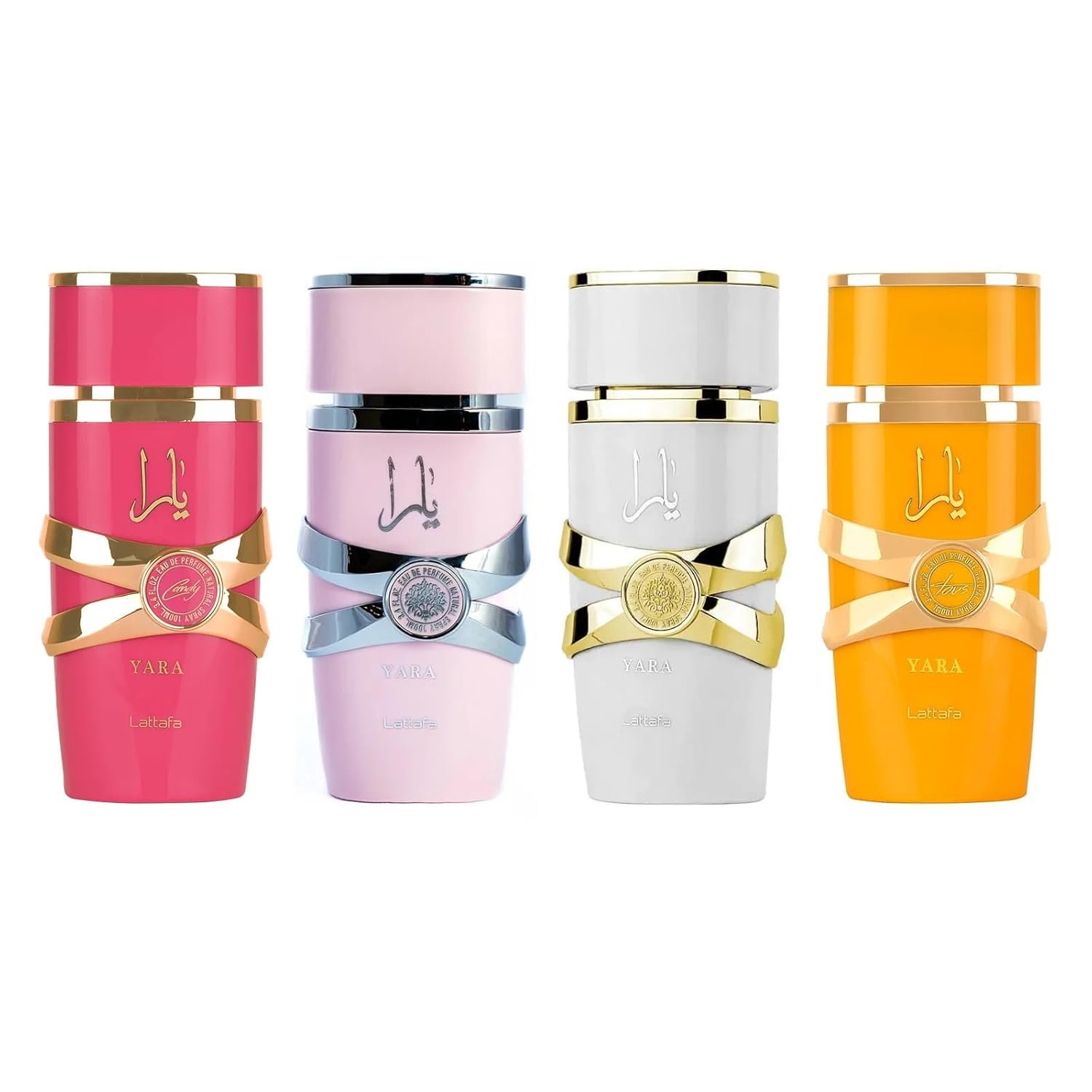 Lattafa Yara Collection – 4 × 5 ml Eau de Parfum Gift Set for Women (Yara + Yara Moi + Yara Tous + Yara Candy) - Image 3