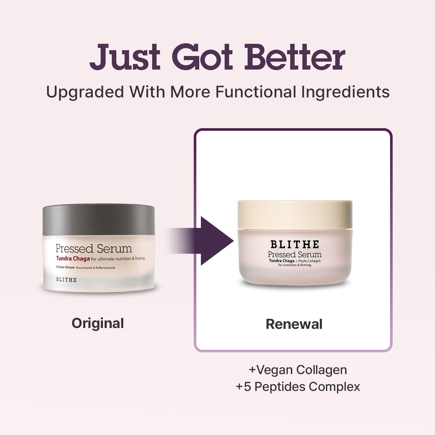 BLITHE Pressed Serum Tundra Chaga | Korean Moisturizer | Anti Aging & Skin Tightening Cream for Face | Night Cream For Woman Anti Aging, 0.91 fl oz - Image 2