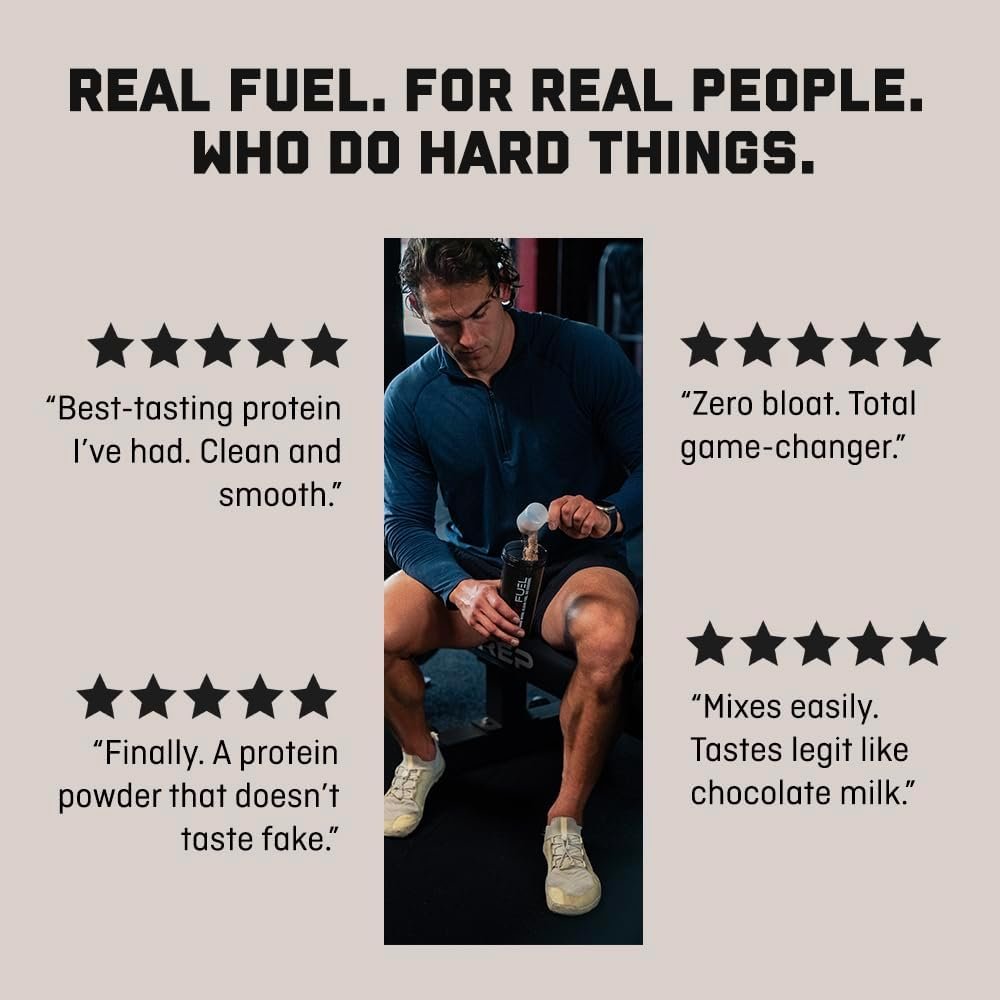 Jocko Fuel Whey Protein Powder, Vanilla Milkshake, 22g Protein, Digestive Enzymes + Probiotic Blend, No Sugar Added, with Essential Amino Acids + Electrolyte Minerals, 28 Servings - Image 9