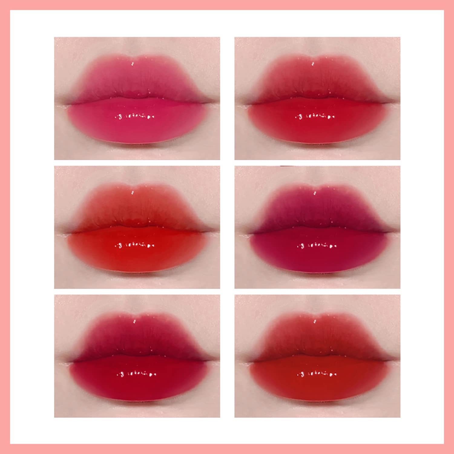 Eakroo 6 Colors Lip Tint Stain Mini Liquid Lipstick, Lip Gloss for Women, Lip Oil Stain, Lip Stain Long Lasting Waterproof, Lip Makeup, Korean Makeup, Cute Stuff, Non-Stick Cup, High Pigment - Image 5