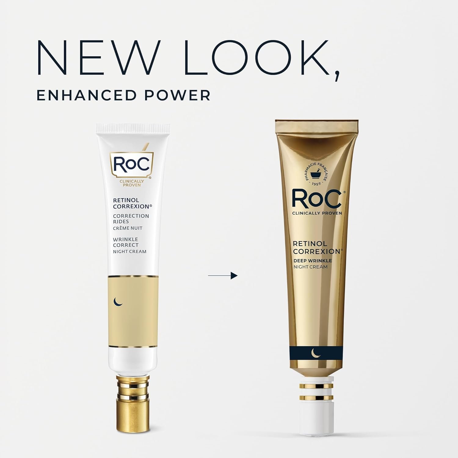 RoC Retinol Correxion Night Cream for Deep Wrinkles, Anti Aging Skincare Treatment Women and Men, 1.0 oz (Packaging May Vary) - Image 2