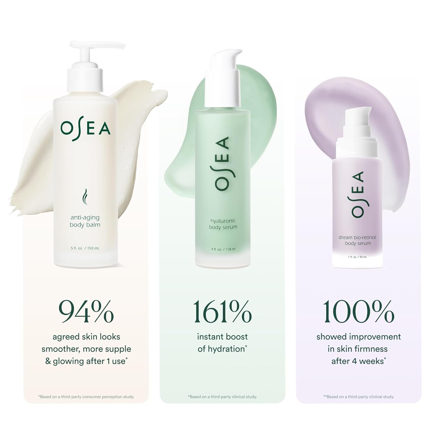 OSEA Firm & Hydrate Body Trio – Firming & Hydrating Mother's Day Limited Edition Gift Set with Anti-Aging Balm, Hyaluronic Serum & Travel Size Dream Bio-Retinol Serum - Image 5