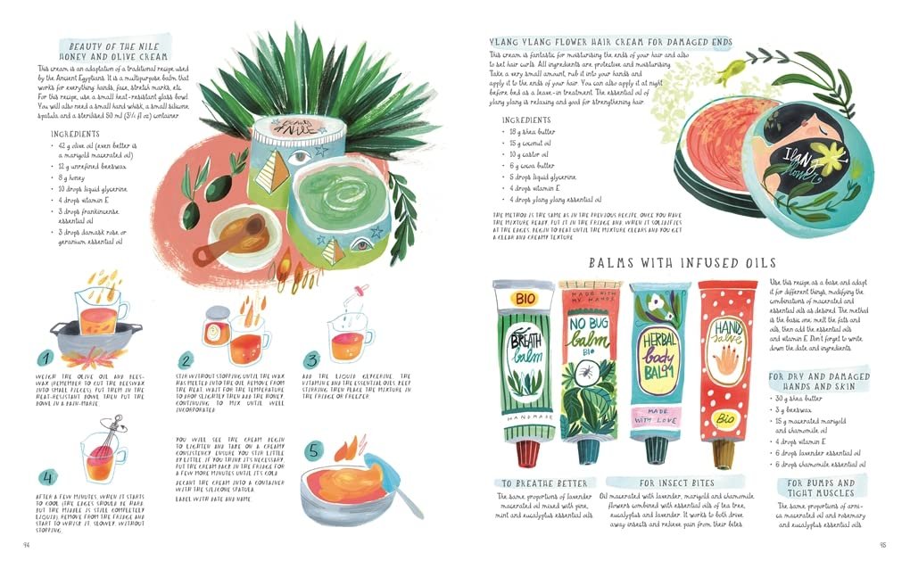 Organic Beauty: An Illustrated Guide to Making Your Own Skincare - Image 8
