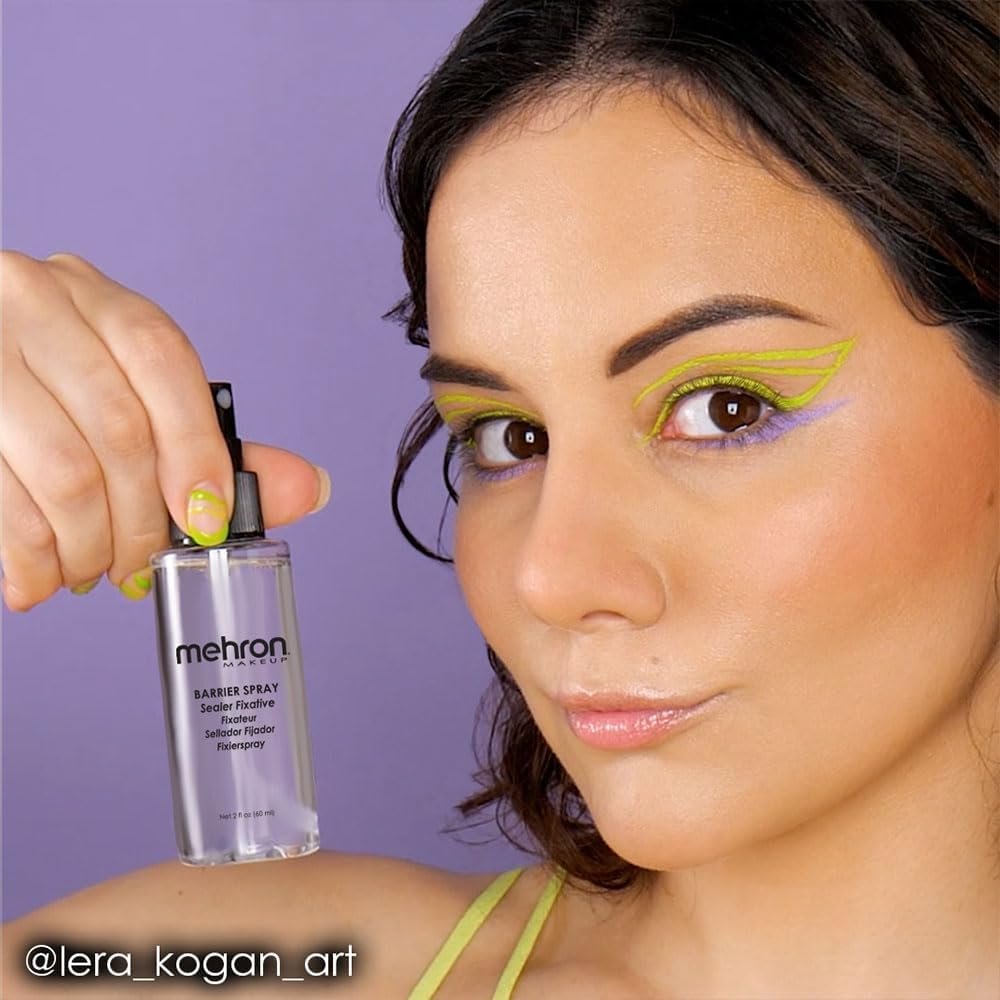 Mehron Makeup Barrier Spray | Makeup Setting Spray for Face 1 fl oz (29 ml) | Made in the USA - Image 6