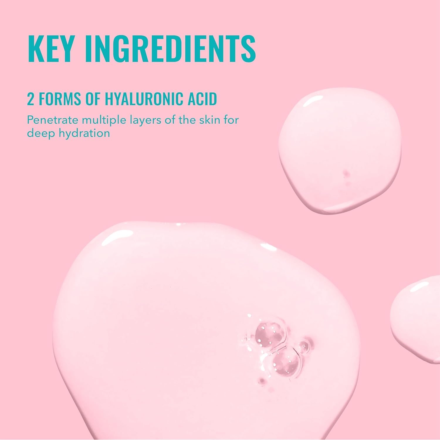Good Molecules Hyaluronic Acid Serum - 1% Hyaluronic Acid Non-greasy Ultra Hydrating Serum, Facial Moisturizer for Plumper Skin, Skin Care for Face - Image 3