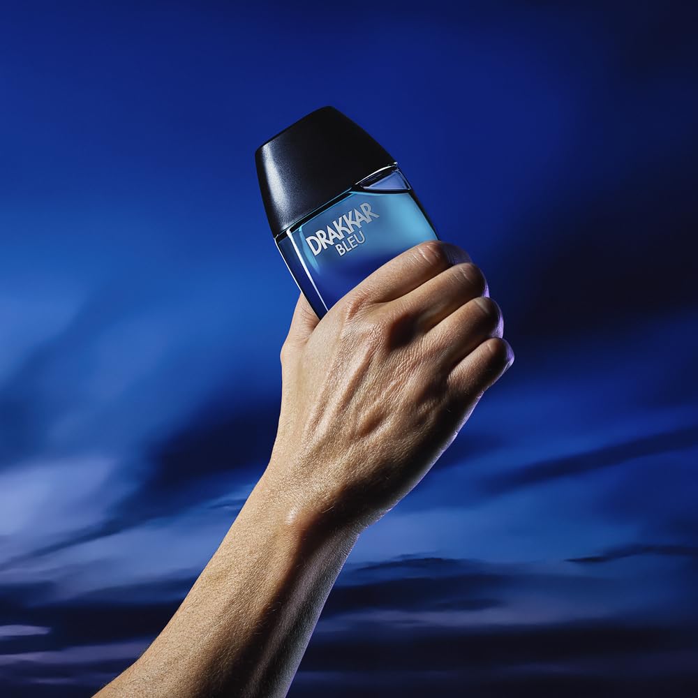 Guy Laroche Drakkar Bleu - Iconic Designer Fragrance - Powerful, Aquatic & Fresh Eau de Parfum - Aquatic Fougère - Long Lasting Mens Cologne - Day and Evening Scent 3.4 Fl Oz - Image 8