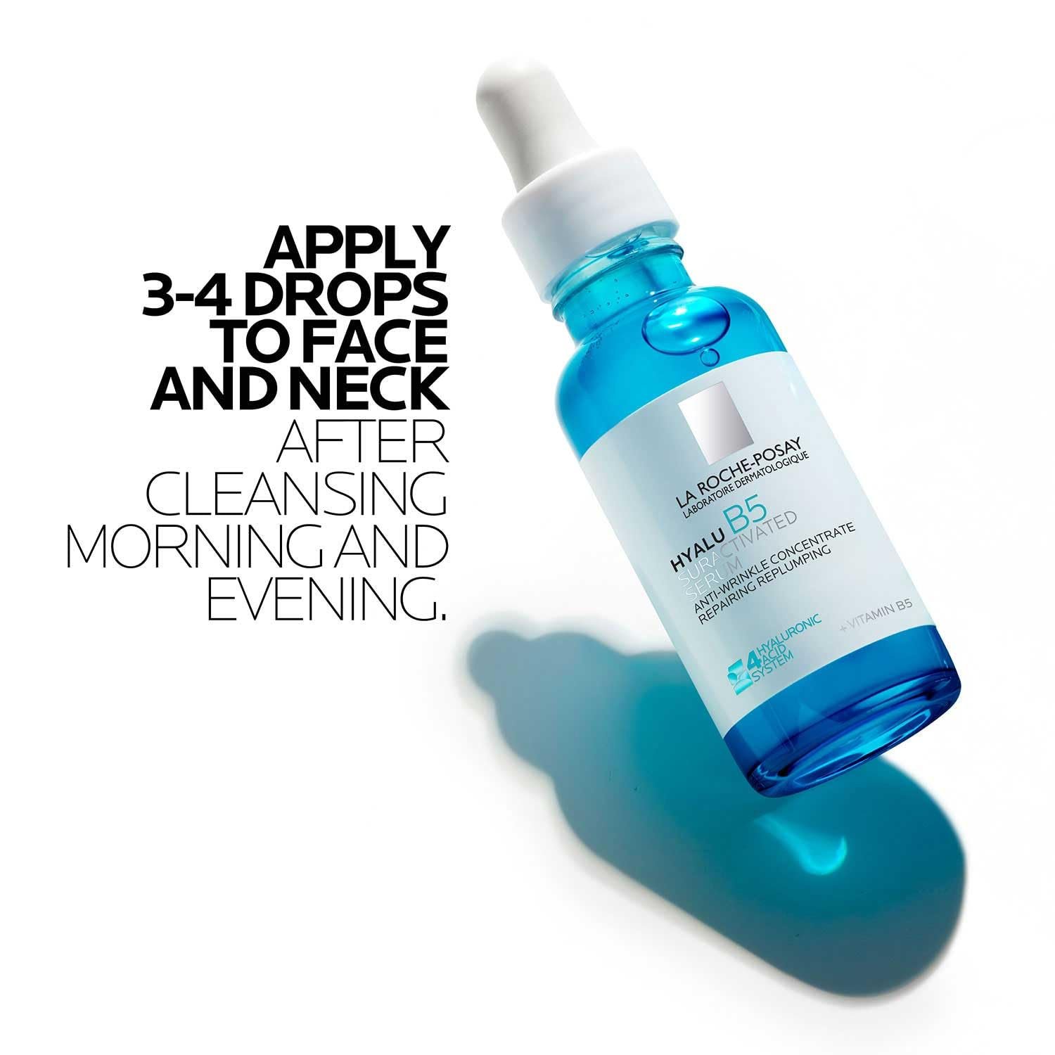 La Roche-Posay Hyalu B5 Pure Hyaluronic Acid Serum for Face, Vitamin B5 + Hyaluronic Acid + Madecassoside, Hydrating Serum Visibly Plumps Skin, Sensitive Skin Safe, Anti Aging, Oil-Free - Image 10