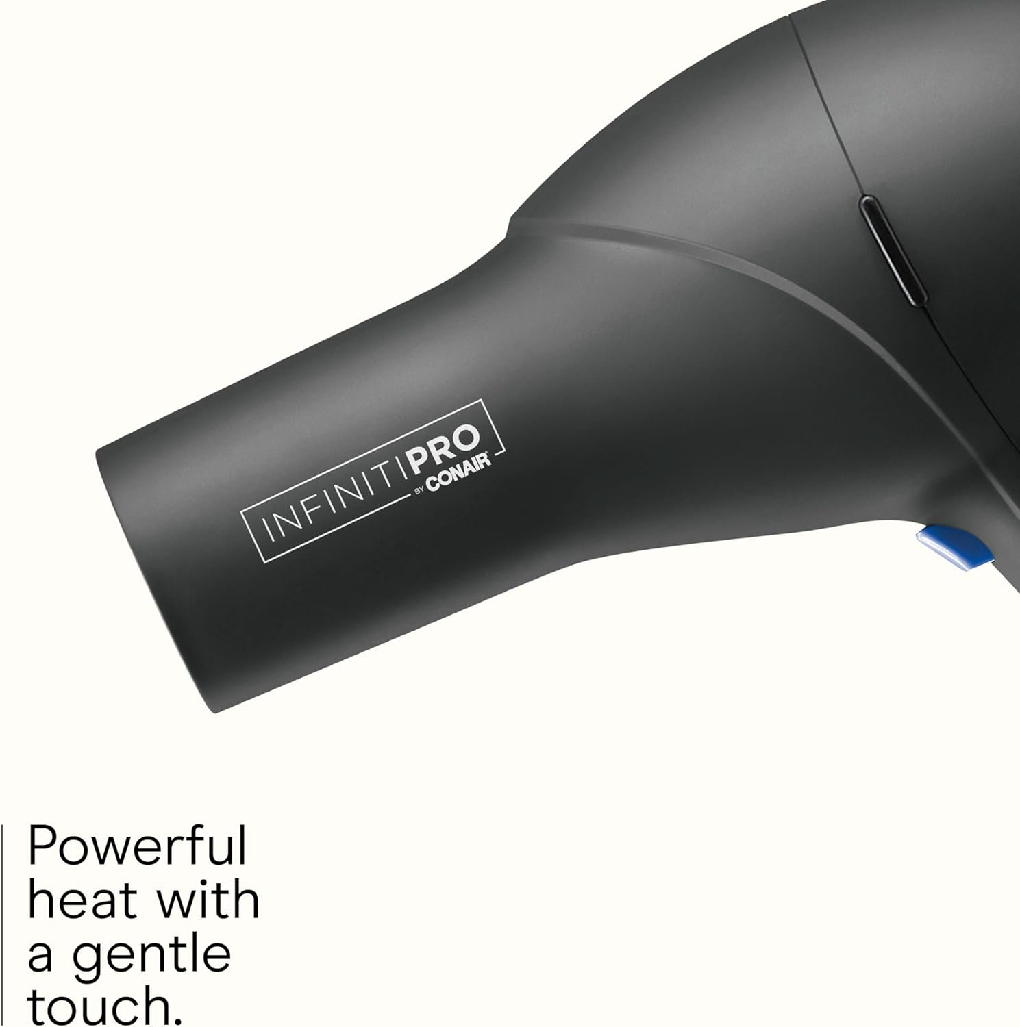Infiniti PRO CONAIR Hair Dryer with Diffuser, Professional AC Motor, Tourmaline Ceramic Technology Blow Dryer, Includes Concentrator and Blowout Brush, Amazon Exclusive, Gray - Image 3