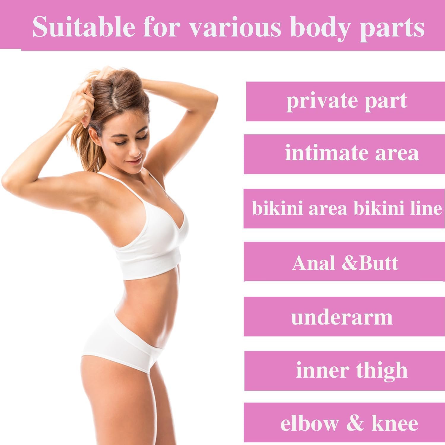 Skin Lightening Cream Gel For Body Intimate Area With Niacinamide, Arbutin, Vitamin C For Private Parts, Underarm, Knees, Elbows, Inner Thigh, Bikini Areas, armpit Skin Whitening Bleaching Cream 30ML - Image 8