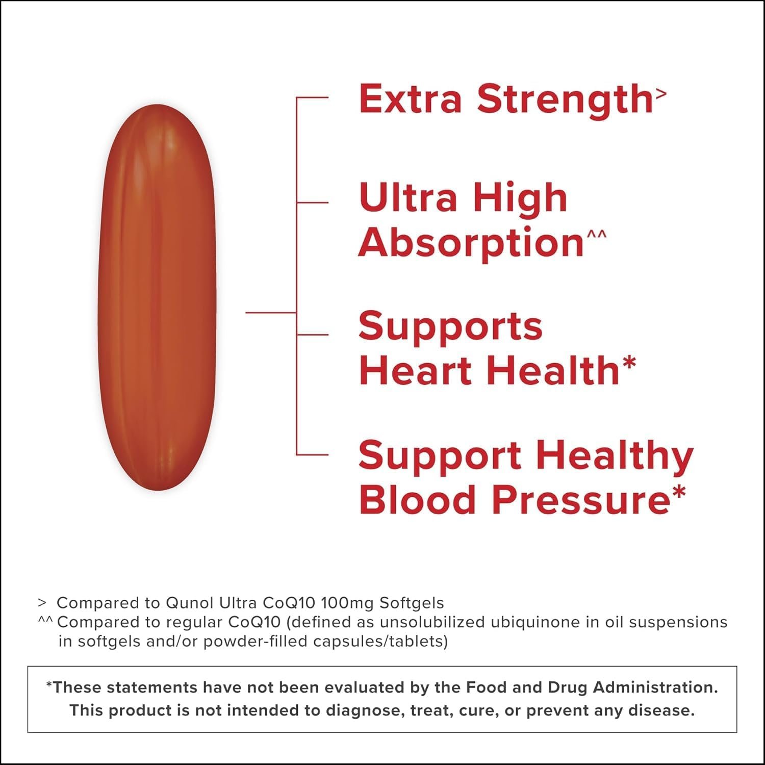 Qunol CoQ10 200mg Softgels, Ultra CoQ10 - Ultra High Absorption Coenzyme Q10 Supplements - Antioxidant Supplement for Vascular and Heart Health & Energy Production - 2 Month Supply - 60 Count - Image 4