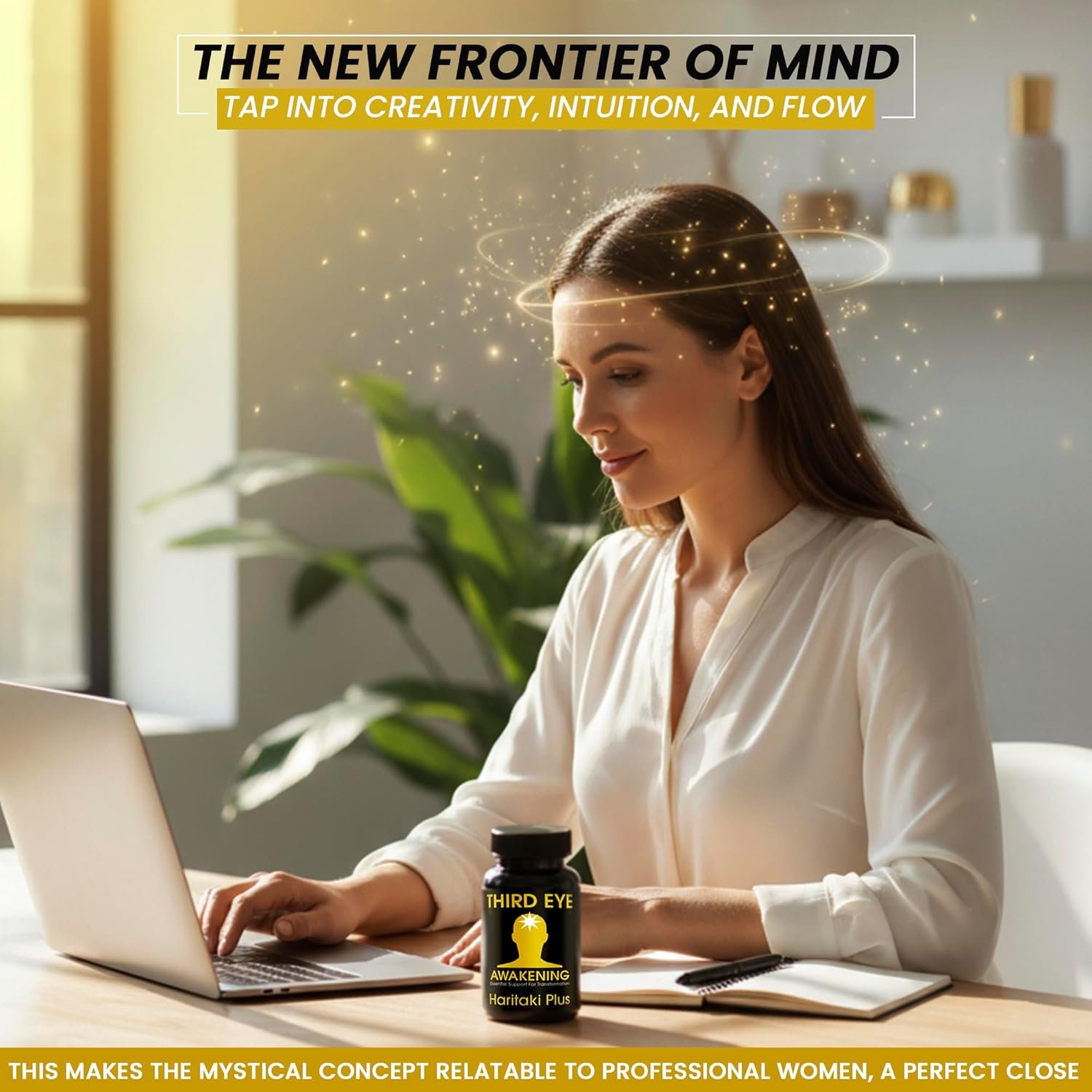 Third Eye Awakening – Organic Haritaki Capsules – King of Herbs for Pineal Gland Decalcification, Third Eye Activation & Intuition – Trusted by Millions of Yogis – 650mg – 100 Vegan Capsules. - Image 7