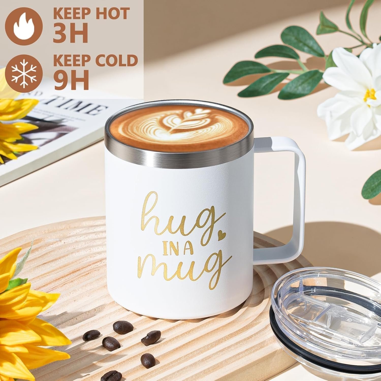 Birthday Gifts for Women Self Care Get Well Soon Gift Baskets, Spa Care Package Thinking of You Gifts, Sending Sunshine Box Unique Christmas Sunflower Gift for Women Mom Her Best Friends Sister Wife - Image 6
