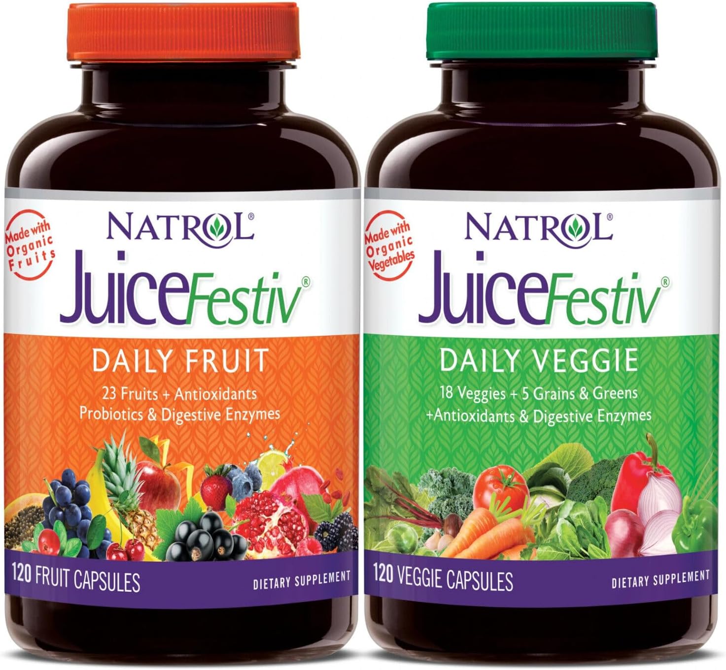 Daily Fruit and Veggie - 120+120 capsules