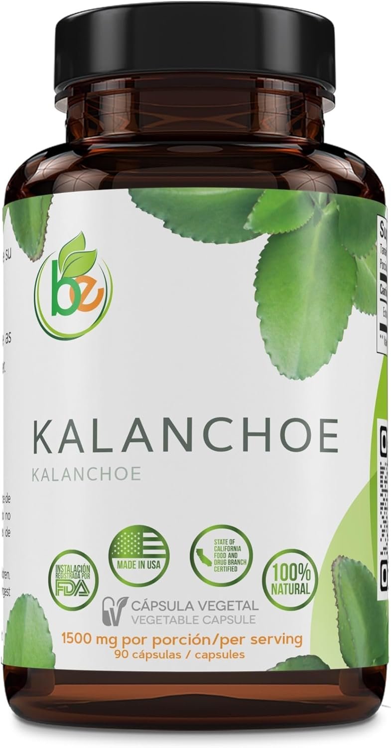 Kalanchoe Pinnata Forte(Leaf of Life) 90 Capsules (1500 mg per Serving)Bryophyllum Pinnatum – 100% Natural,Vegan,Non-GMO, Herbal Dietary Supplement for Antioxidant & Wellness Support – by BexpertsUSA