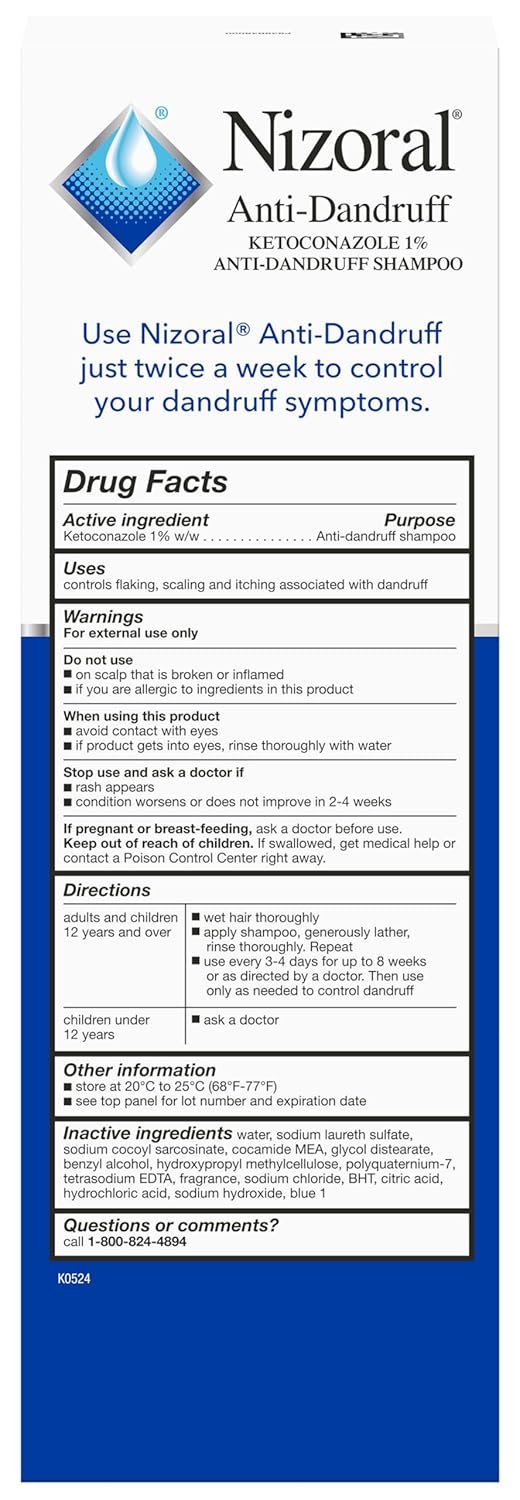 Nizoral 2-in-1 Anti Dandruff Shampoo and Conditioner, 14 Fl Oz, 1% Ketoconazole - Image 2