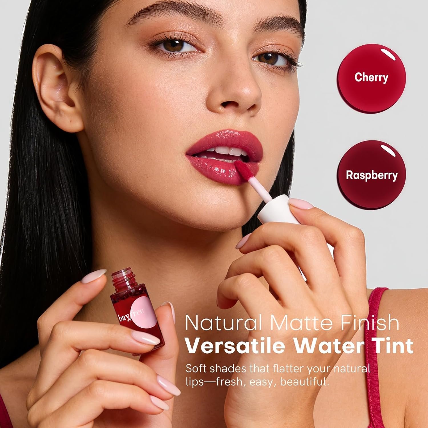 bayfree Lip Tint Stain Set, 2 PCS Korean Water Tint Lightweight Non-sticky, Waterproof Long Lasting Liquid Blush & Lip Stain, Transfer-Proof, Matte Finish Lip Color Makeup (made into jam) - Image 6