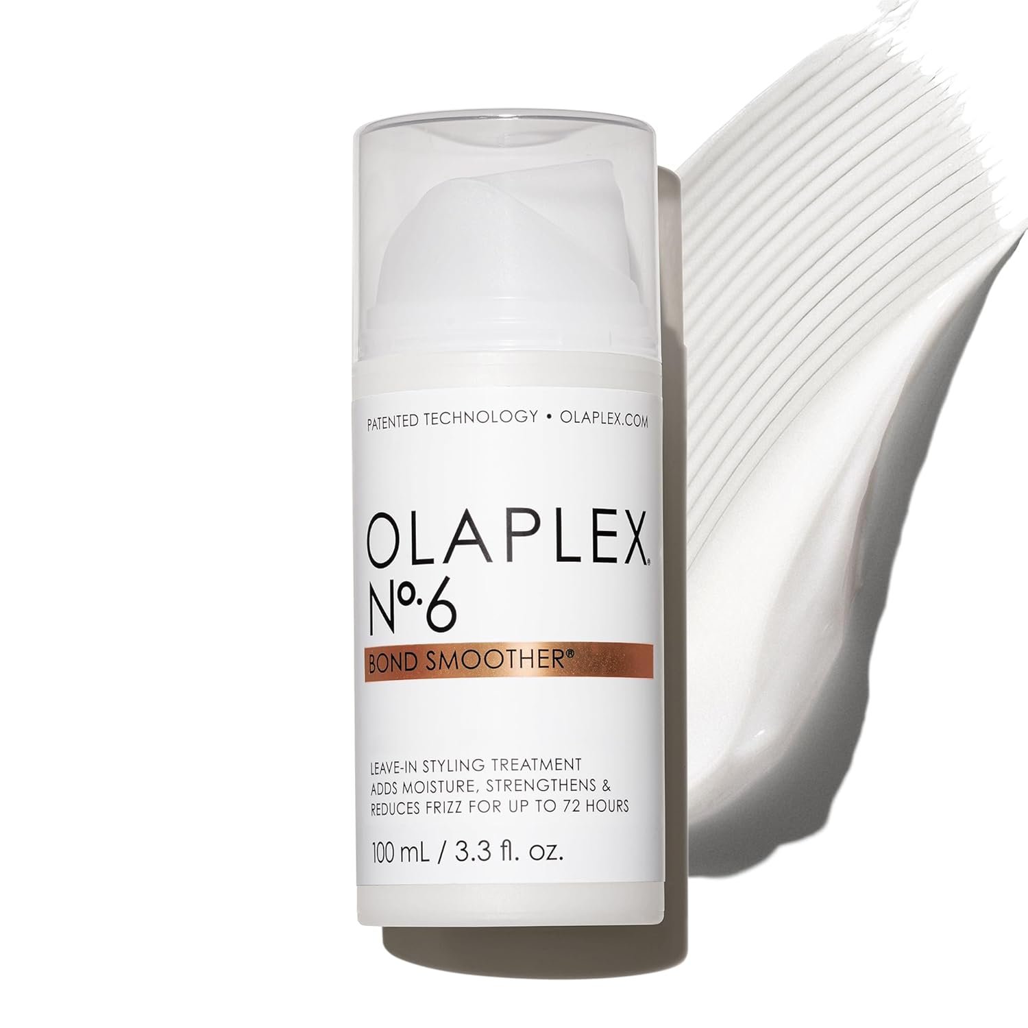 Olaplex Nº. 6 Bond Smoother: Leave-In Styling Treatment | Smooths, Conditions, & Strengthens | Frizz Control for Up to 72 Hours