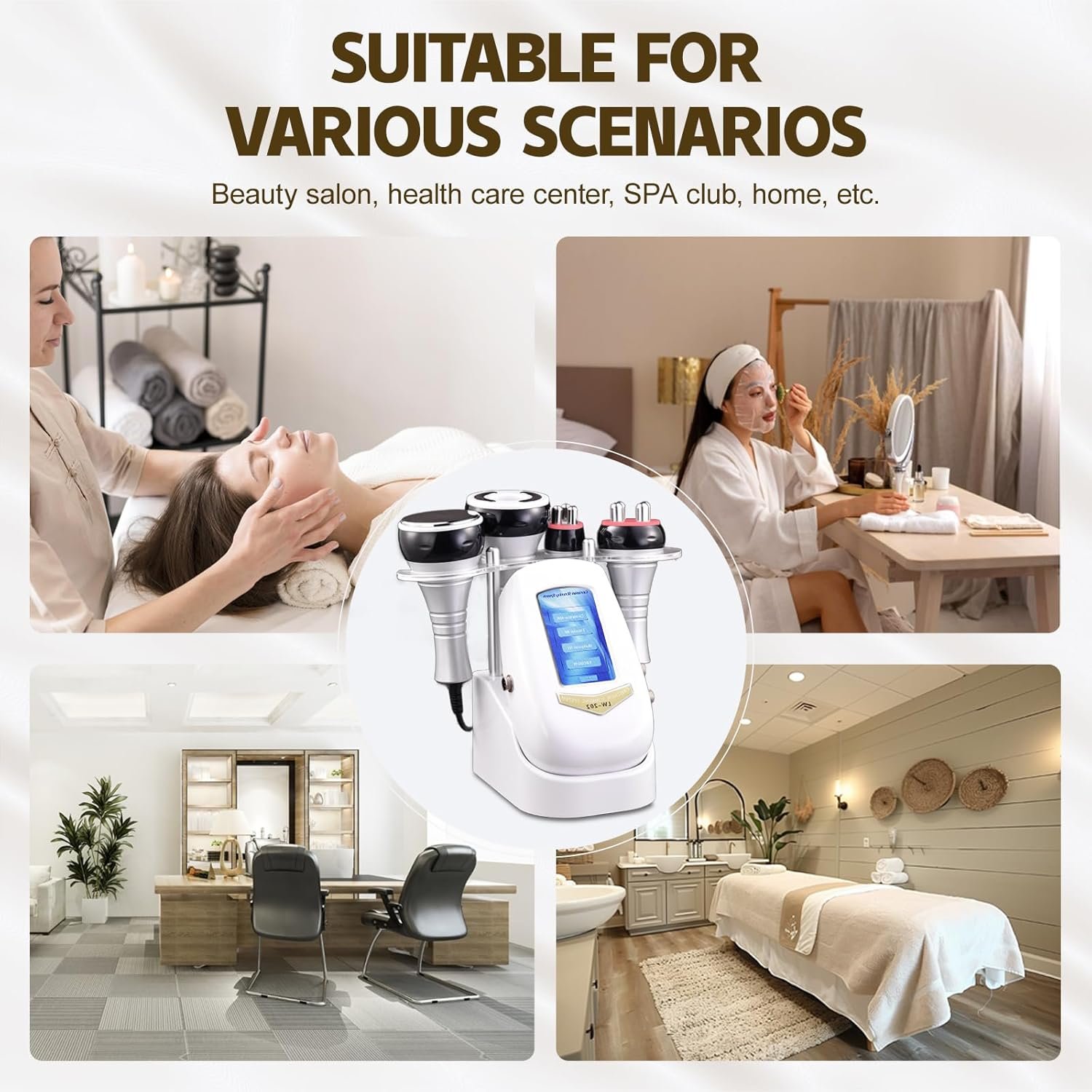 4 Function Handles Facial Beauty Device Suitable for Home and Beauty Salon Delicate Care Equipment - Image 3